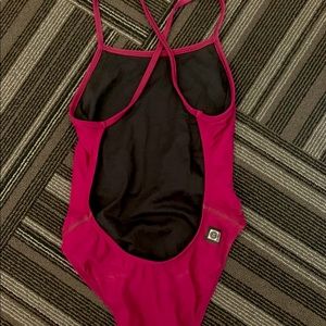 Maroon Jolyn training swim suit